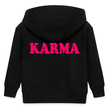 Karma - Kinder Organic Kapuzenjacke Mini Cultivator von Stanley/Stella - Schwarz - Hinten