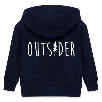 Outsider Plein airCamping Randonnée Montagne - Veste à capuche enfant bio Stanley/Stella - marine - Dos