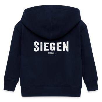 Siegen Original - Kinder Organic Kapuzenjacke Mini Cultivator von Stanley/Stella - Navy - Hinten