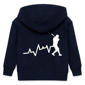 Baseballspieler Evolution Baseball - Kinder Organic Kapuzenjacke Mini Cultivator von Stanley/Stella - Navy - Hinten
