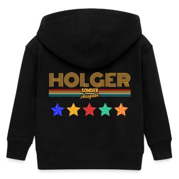 Holger - Veste à capuche enfant bio Stanley/Stella - noir - Dos