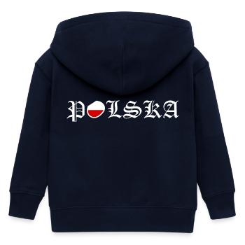 Polen - Kinder Organic Kapuzenjacke Mini Cultivator von Stanley/Stella - Navy - Hinten