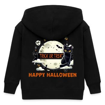 TRICK OR TREAT - Veste à capuche enfant bio Stanley/Stella - noir - Dos