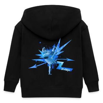 Breaker Lavour - Kinder Organic Kapuzenjacke Mini Cultivator von Stanley/Stella - Schwarz - Hinten