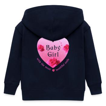 Bébé - Veste à capuche enfant bio Stanley/Stella - marine - Dos