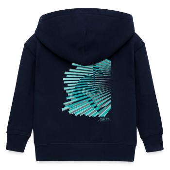 trottinette - Veste à capuche enfant bio Stanley/Stella - marine - Dos