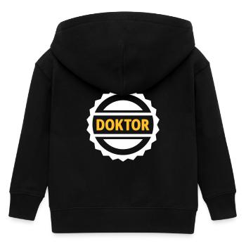 Doktor - Kinder Organic Kapuzenjacke Mini Cultivator von Stanley/Stella - Schwarz - Hinten