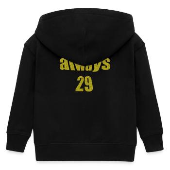 always 29 - Kinder Organic Kapuzenjacke Mini Cultivator von Stanley/Stella - Schwarz - Hinten