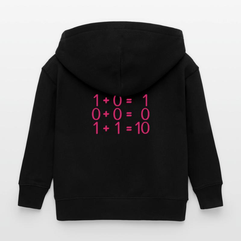 Computer science rules programmers Kids Organic Zip-up Hoodie by Stanley/Stella