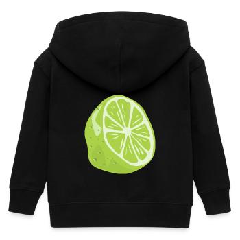 LIME sont les meilleurs - Veste à capuche enfant bio Stanley/Stella - noir - Dos
