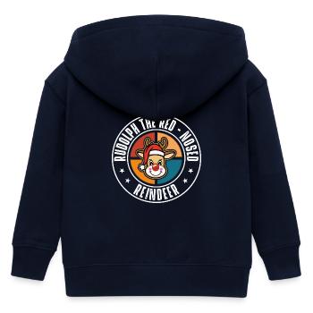 Rudolph - Kinder Organic Kapuzenjacke Mini Cultivator von Stanley/Stella - Navy - Hinten