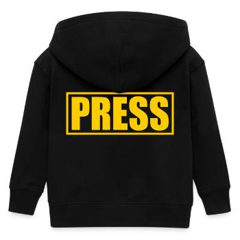 Presse presse - Veste à capuche enfant bio Stanley/Stella - noir - Dos