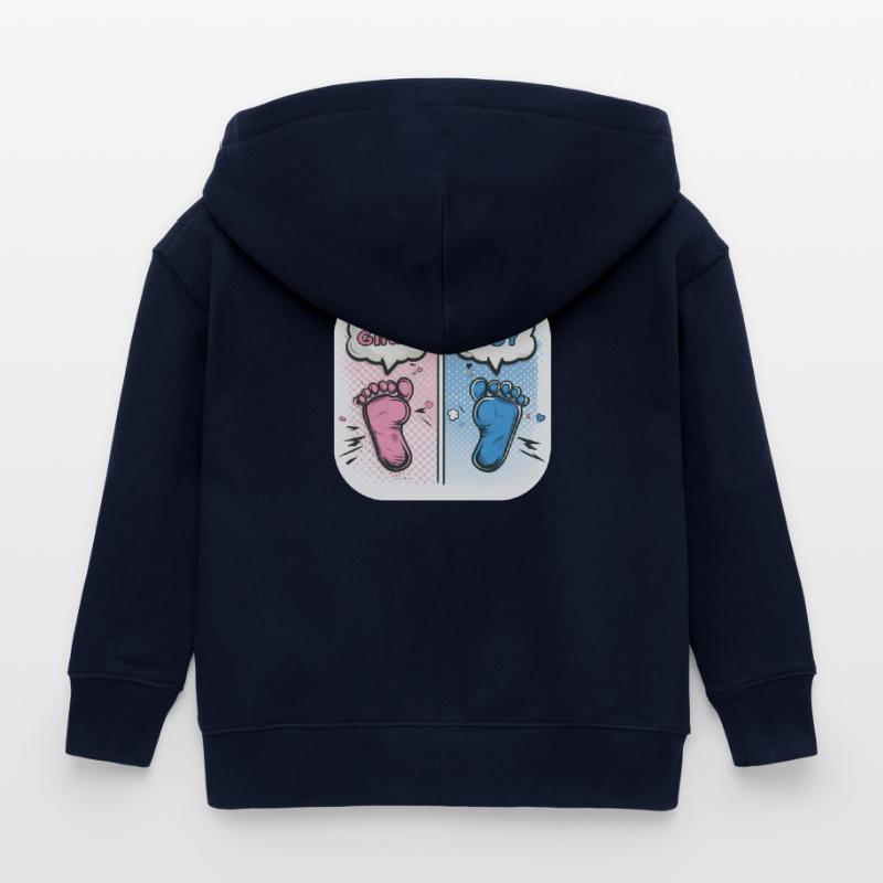 Füße Geschlecht Baby Junge oder Mädchen Kinder Organic Kapuzenjacke Mini Cultivator von Stanley/Stella