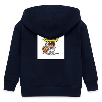 Kulinarische Gourmet-Forschung - Kinder Organic Kapuzenjacke Mini Cultivator von Stanley/Stella - Navy - Hinten