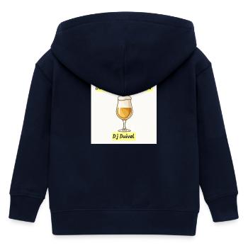 Konter Pieps trinken  - Kinder Organic Kapuzenjacke Mini Cultivator von Stanley/Stella - Navy - Hinten