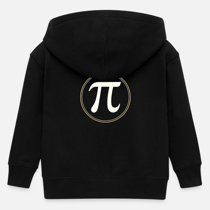 π in Circle – Die Eleganz der Konstanten - Kinder Organic Kapuzenjacke Mini Cultivator von Stanley/Stella - Schwarz