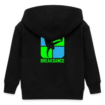 Breakdance - Veste à capuche enfant bio Stanley/Stella - noir - Dos