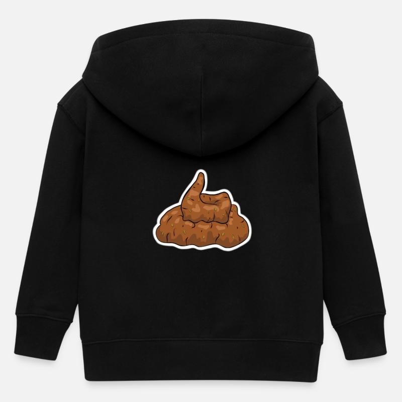 Pile de Kack - Veste à capuche enfant bio Stanley/Stella - noir