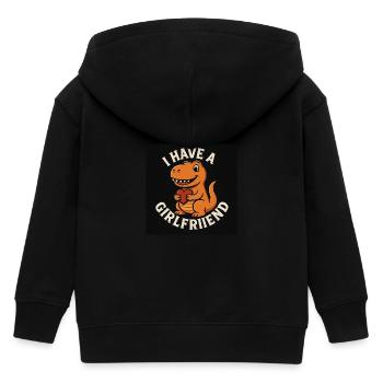 J’ai une copine - Veste à capuche enfant bio Stanley/Stella - noir - Dos