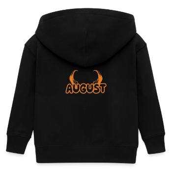August August - Kinder Organic Kapuzenjacke Mini Cultivator von Stanley/Stella - Schwarz - Hinten