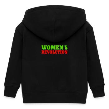 Womens revolution - Veste à capuche enfant bio Stanley/Stella - noir - Dos
