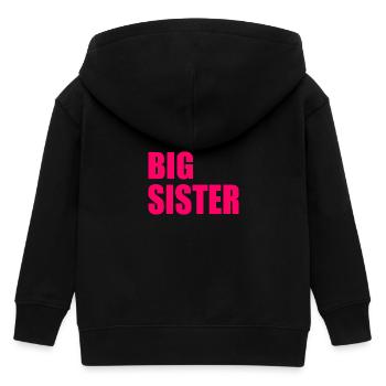 Big sister - Veste à capuche enfant bio Stanley/Stella - noir - Dos
