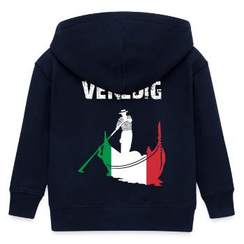 Design City Venise Gondola DE 5batO - Veste à capuche enfant bio Stanley/Stella - marine - Dos