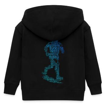 Tolles Rennen Geschenk für Rennen - Kinder Organic Kapuzenjacke Mini Cultivator von Stanley/Stella - Schwarz - Hinten
