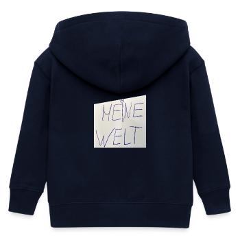 Meine Welt // Wie sie mir gefällt! - Kinder Organic Kapuzenjacke Mini Cultivator von Stanley/Stella - Navy - Hinten
