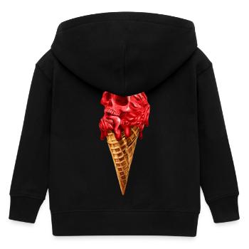 Le Crunchy Vanilla Pain - Veste à capuche enfant bio Stanley/Stella - noir - Dos