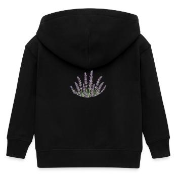 Lavendelhalme Lavendel - Kinder Organic Kapuzenjacke Mini Cultivator von Stanley/Stella - Schwarz - Hinten