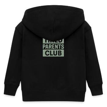 Tired Parents Club - Kinder Organic Kapuzenjacke Mini Cultivator von Stanley/Stella - Schwarz - Hinten