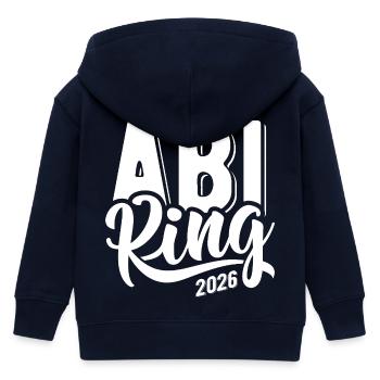 Abi King 2026 - Abitur - Spruch - Kinder Organic Kapuzenjacke Mini Cultivator von Stanley/Stella - Navy - Hinten