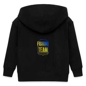 Fishing Crew - Kinder Organic Kapuzenjacke Mini Cultivator von Stanley/Stella - Schwarz - Hinten