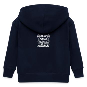 Gardez votre calme et secouez vos Maracas - Veste à capuche enfant bio Stanley/Stella - marine - Dos