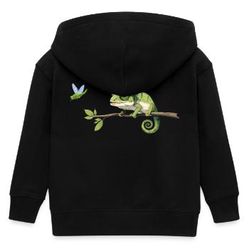 Caméléon - Veste à capuche enfant bio Stanley/Stella - noir - Dos