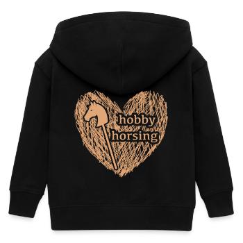 Hobby Horsing - Veste à capuche enfant bio Stanley/Stella - noir - Dos