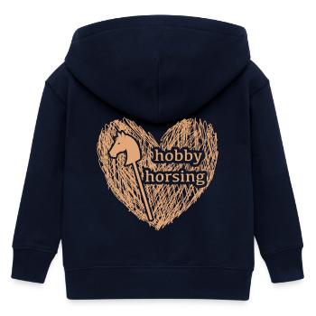 hobby horsing - Kinder Organic Kapuzenjacke Mini Cultivator von Stanley/Stella - Navy - Hinten