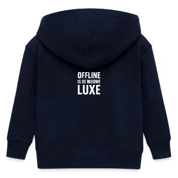 Offline est le nouveau design de t-shirt de luxe - Veste à capuche enfant bio Stanley/Stella - marine - Dos
