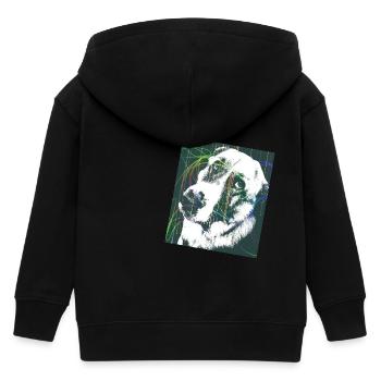 Be my friend - Kinder Organic Kapuzenjacke Mini Cultivator von Stanley/Stella - Schwarz - Hinten
