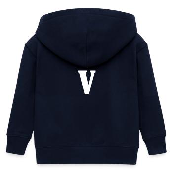 V - Kinder Organic Kapuzenjacke Mini Cultivator von Stanley/Stella - Navy - Hinten