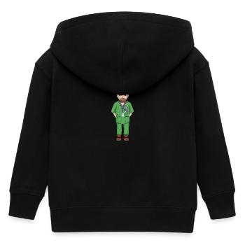 Uskan Lucas - Veste à capuche enfant bio Stanley/Stella - noir - Dos