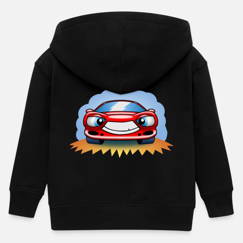 Racing car - Veste à capuche enfant bio Stanley/Stella - noir