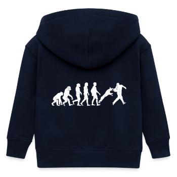 hundetrainer evolution geschenk hundesport - Kinder Organic Kapuzenjacke Mini Cultivator von Stanley/Stella - Navy - Hinten