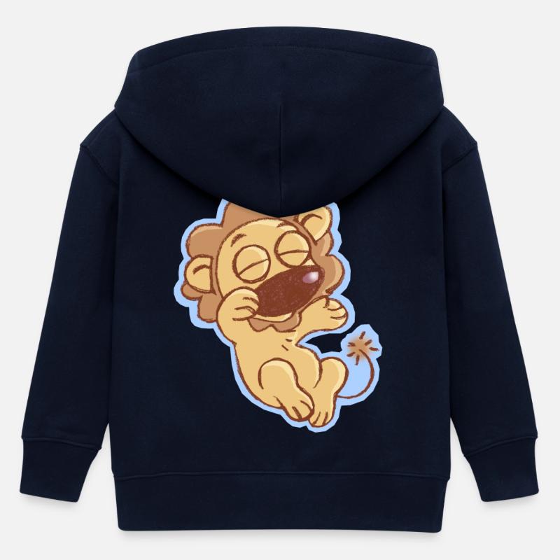 Lil' Lion Noah - Kinder Organic Kapuzenjacke Mini Cultivator von Stanley/Stella - Navy