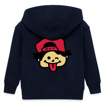 Naughty Boy 3 - Veste à capuche enfant bio Stanley/Stella - marine - Dos