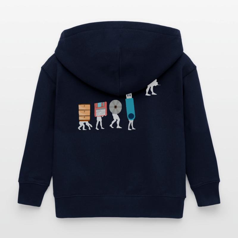 Cloud-Computing-Lustige Programmierer-Daten-KI-Software Kinder Organic Kapuzenjacke Mini Cultivator von Stanley/Stella