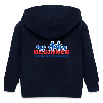 BEGINNER - Kinder Organic Kapuzenjacke Mini Cultivator von Stanley/Stella - Navy - Hinten