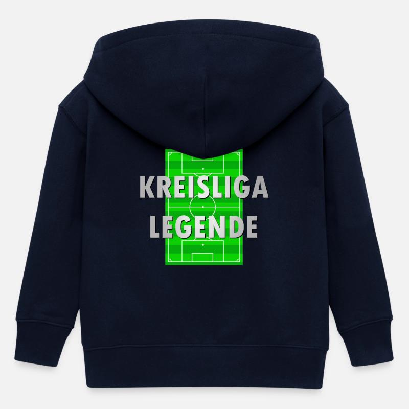 Kreisligalegende1 - Veste à capuche enfant bio Stanley/Stella - marine