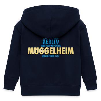 Capitol Of Germany Berlin - Müggelheim - Kinder Organic Kapuzenjacke Mini Cultivator von Stanley/Stella - Navy - Hinten